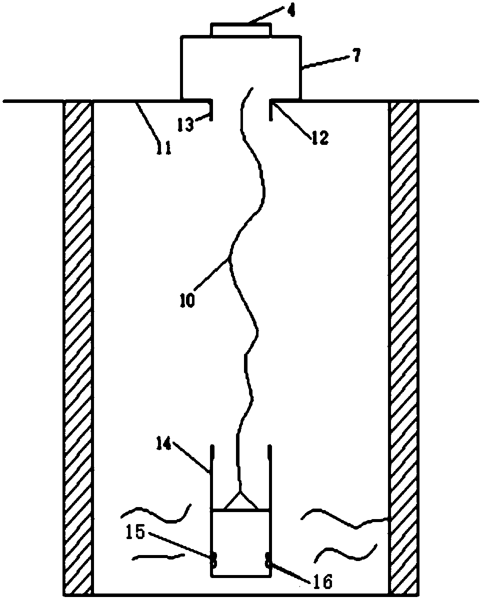 Portable outdoor water sample taking and detecting device