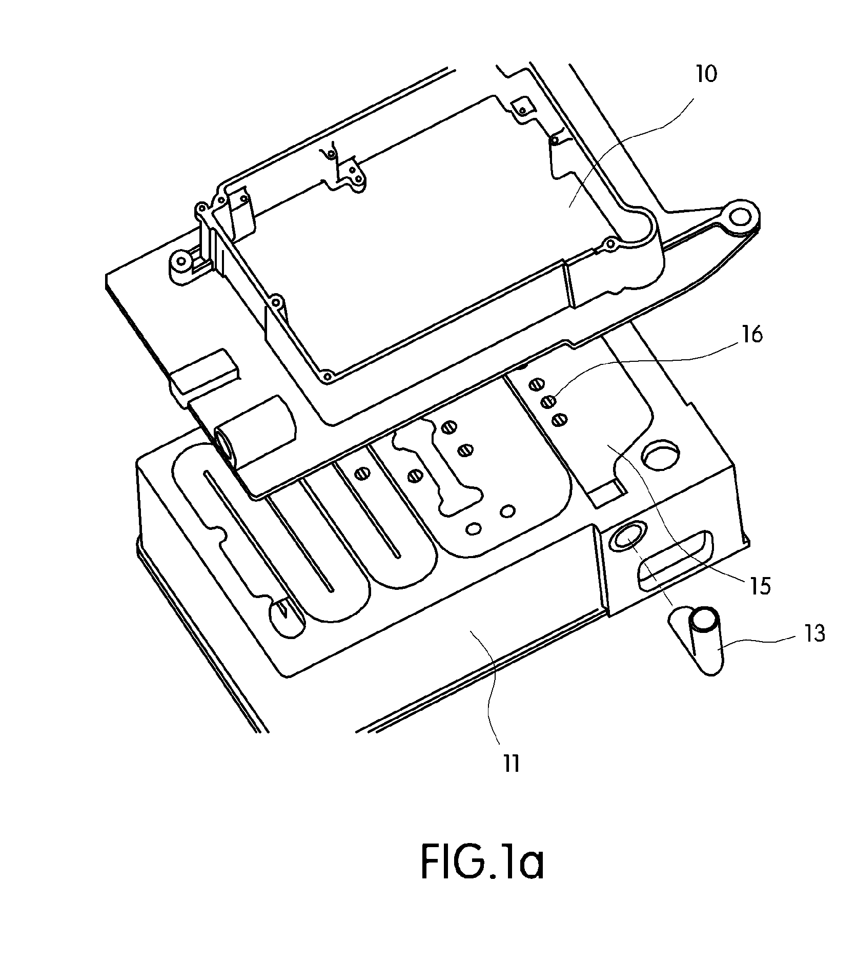 Cooling apparatus for electric modules of hybrid electric vehicle or electric vehicle