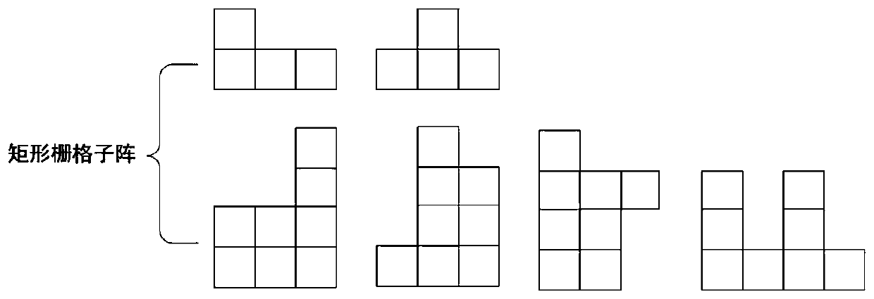 Optimal design method of multi-connected domino irregular sub-array plane