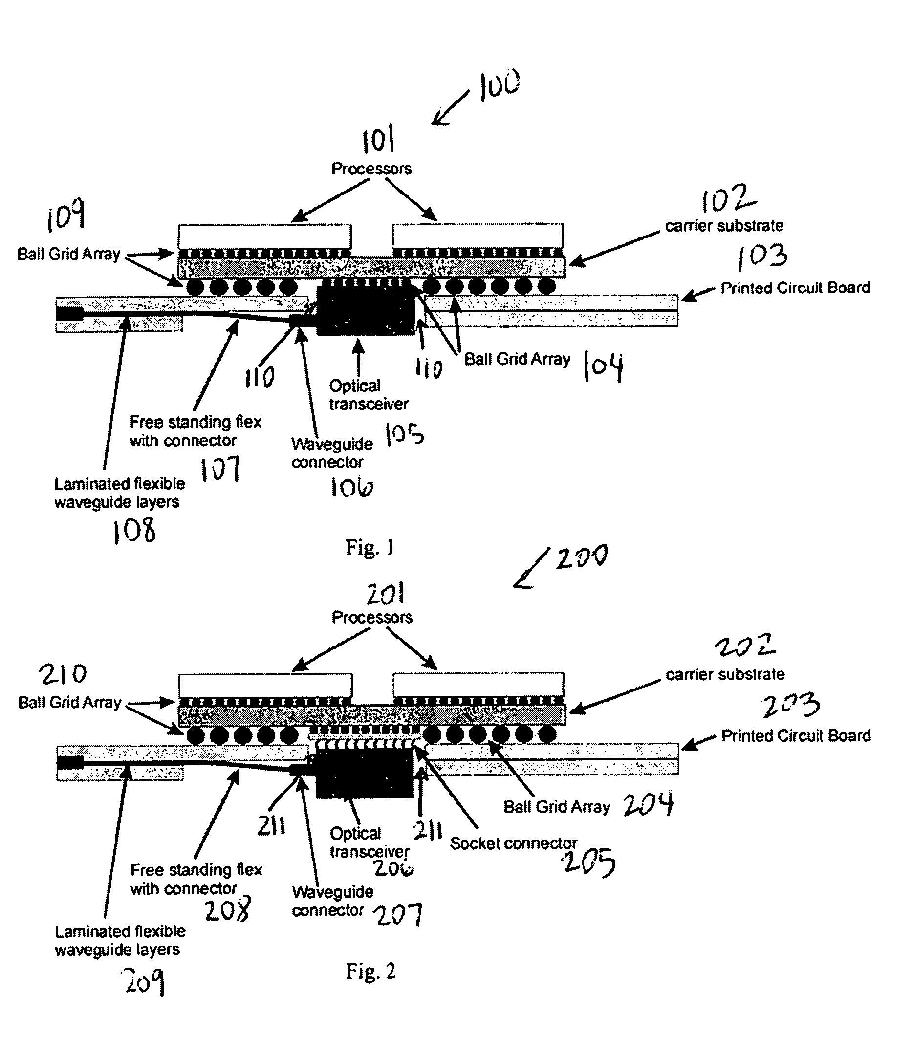 Optoelectronic MCM package