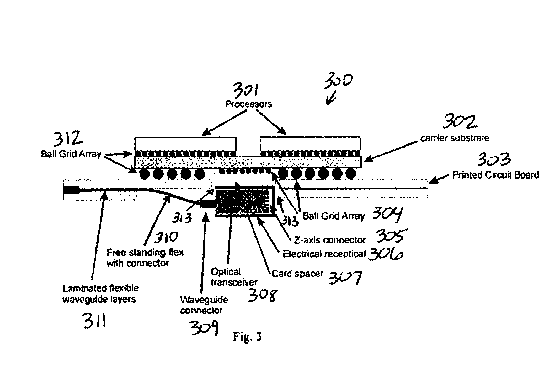 Optoelectronic MCM package