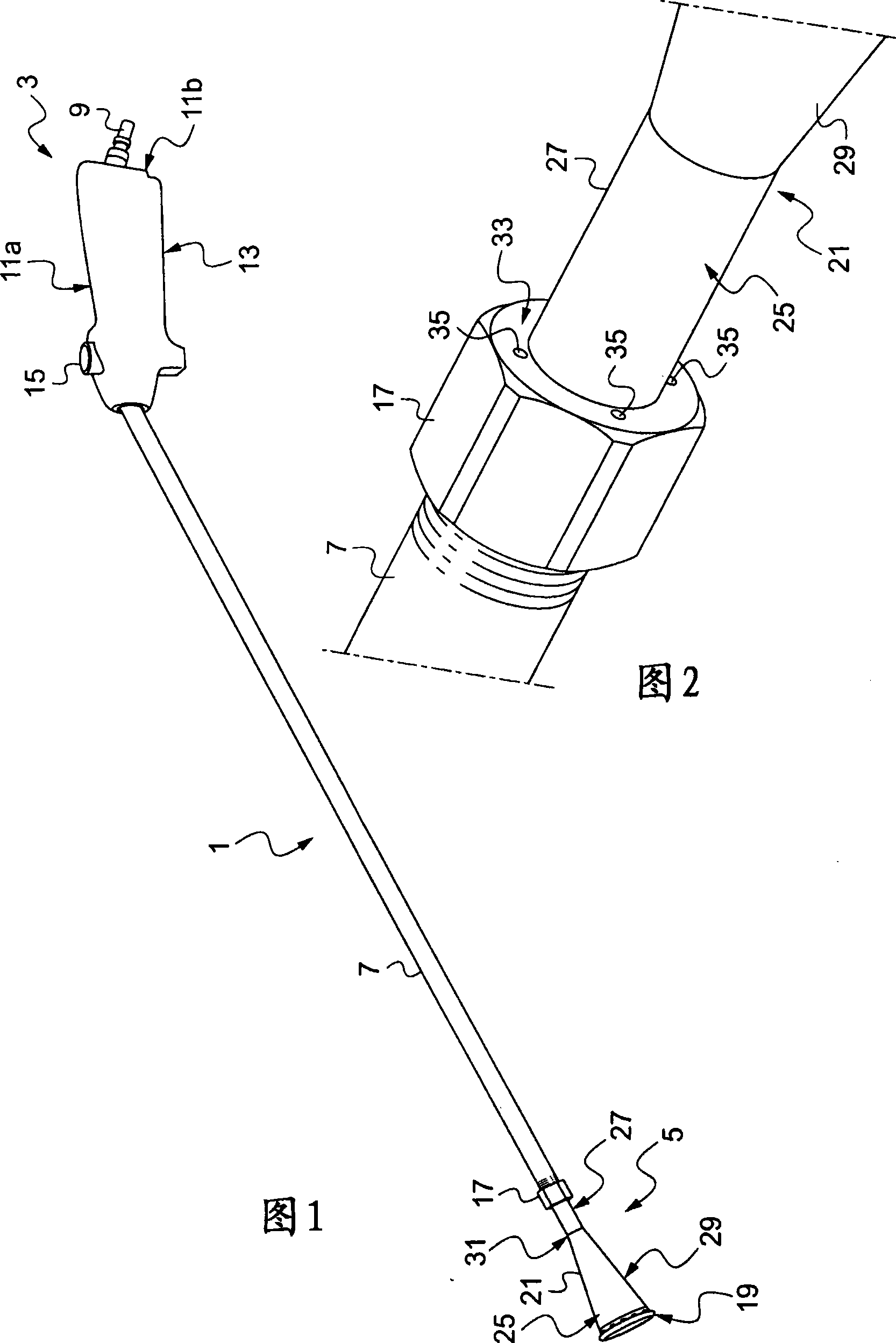 Handtool with improved gas combustion