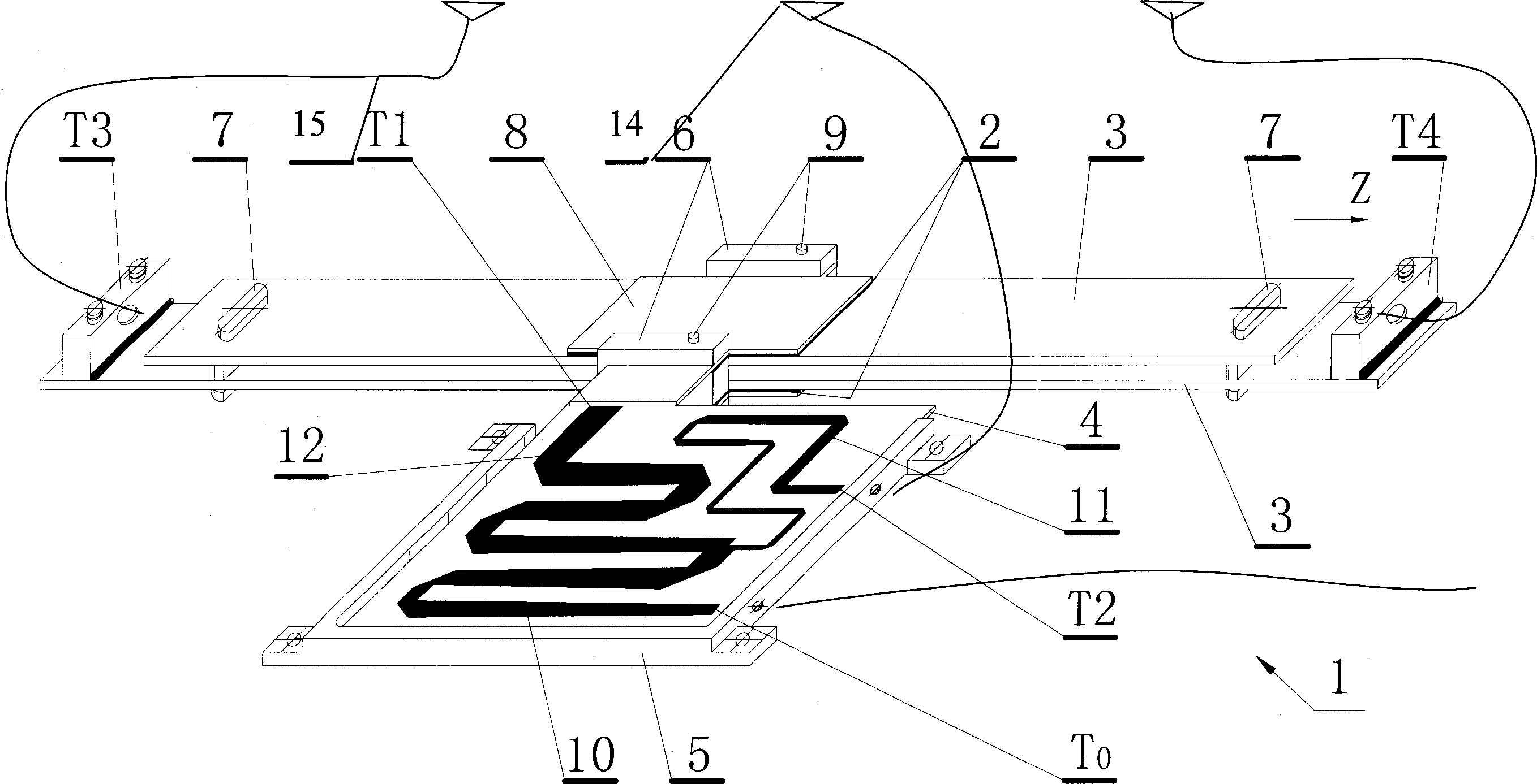 Continuously adjustable phase shifter