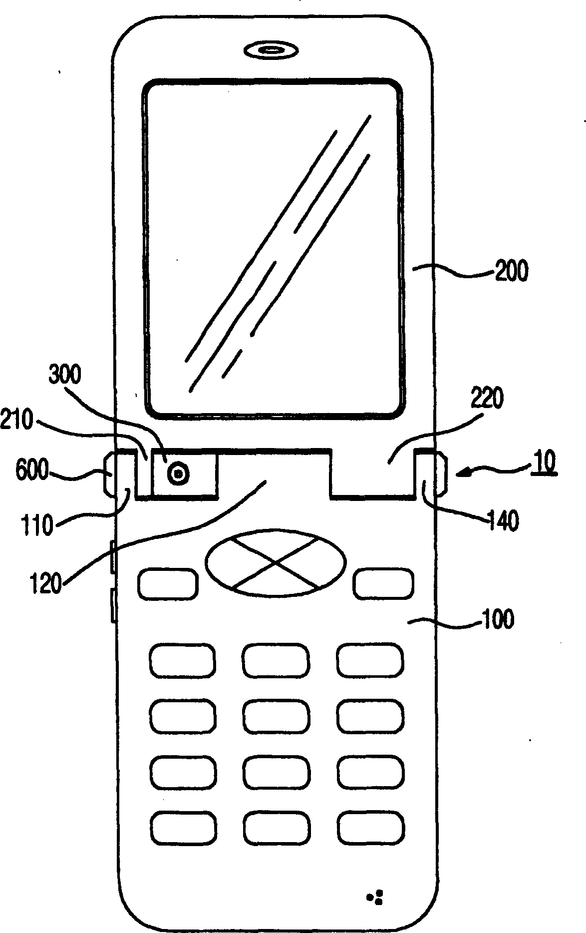 A camera device structure and mobile communication terminal therewith