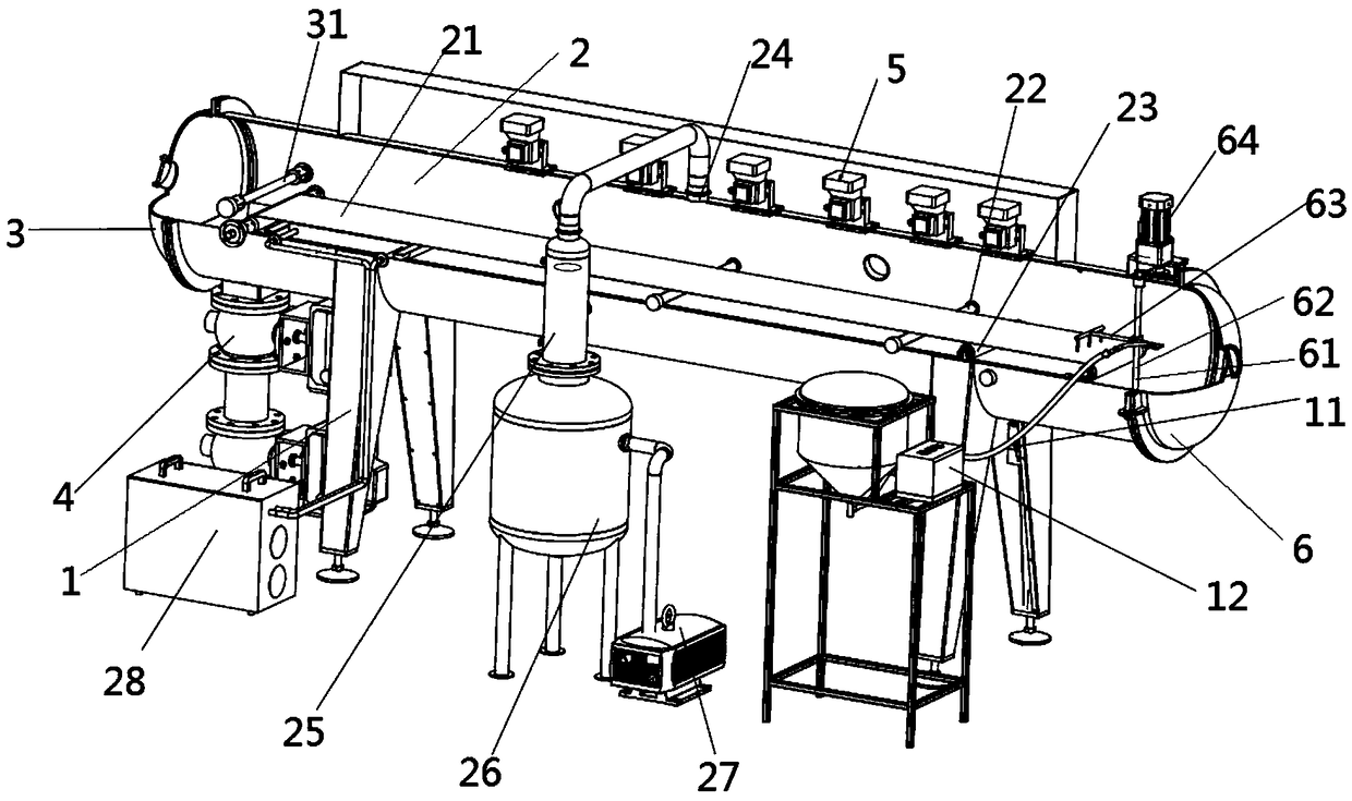 Vacuum environment-friendly drying device