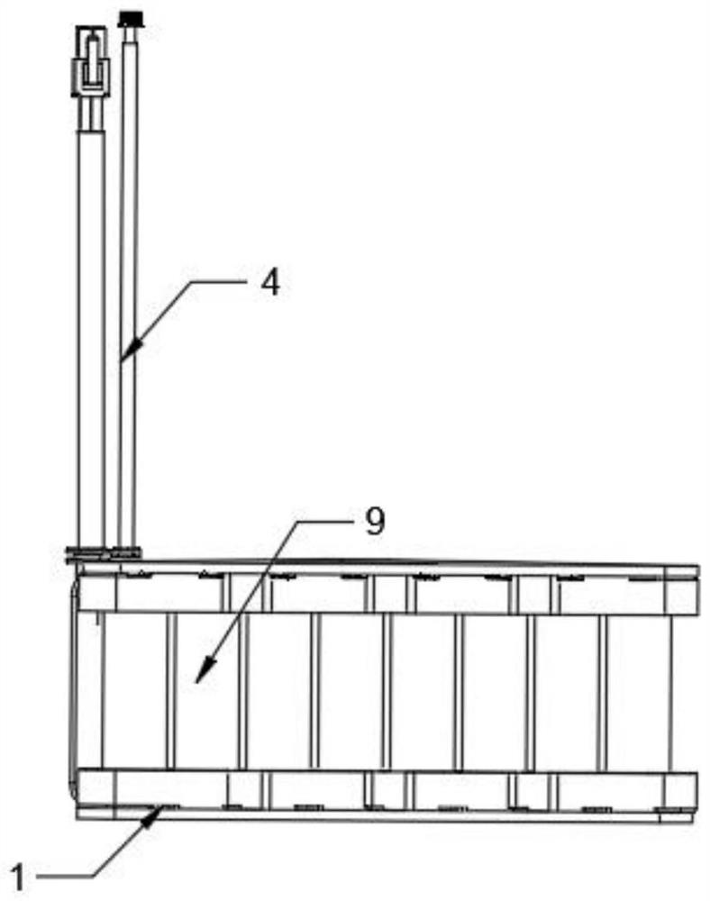 A backup battery pack for 5g base station that facilitates heat dissipation