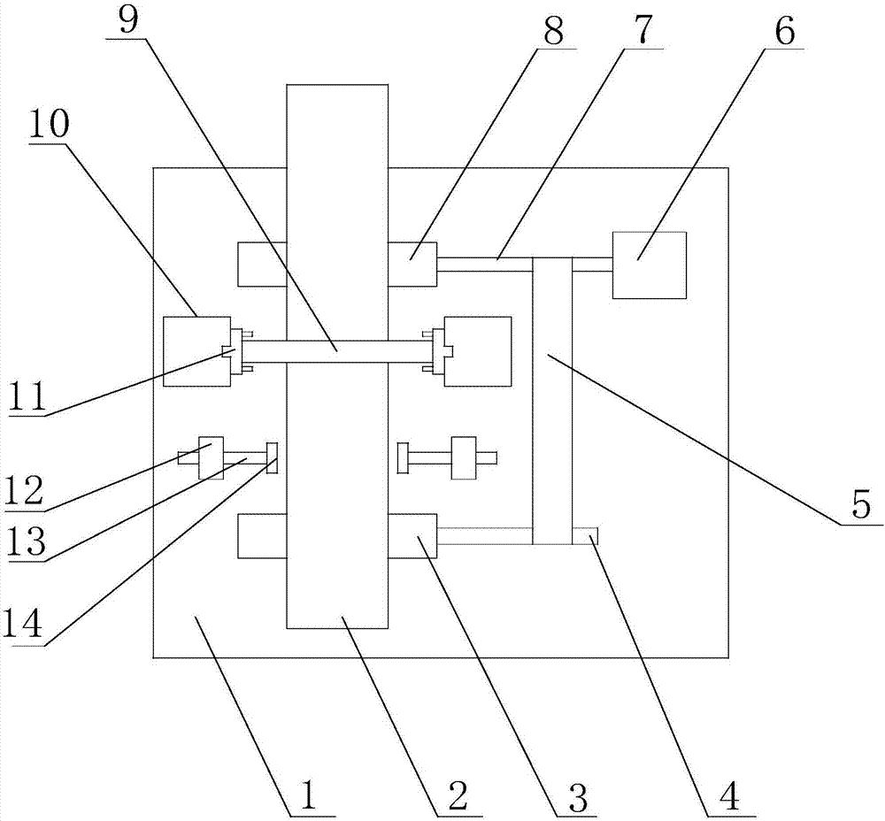 Cold-rolled strip surface burr removing mechanism