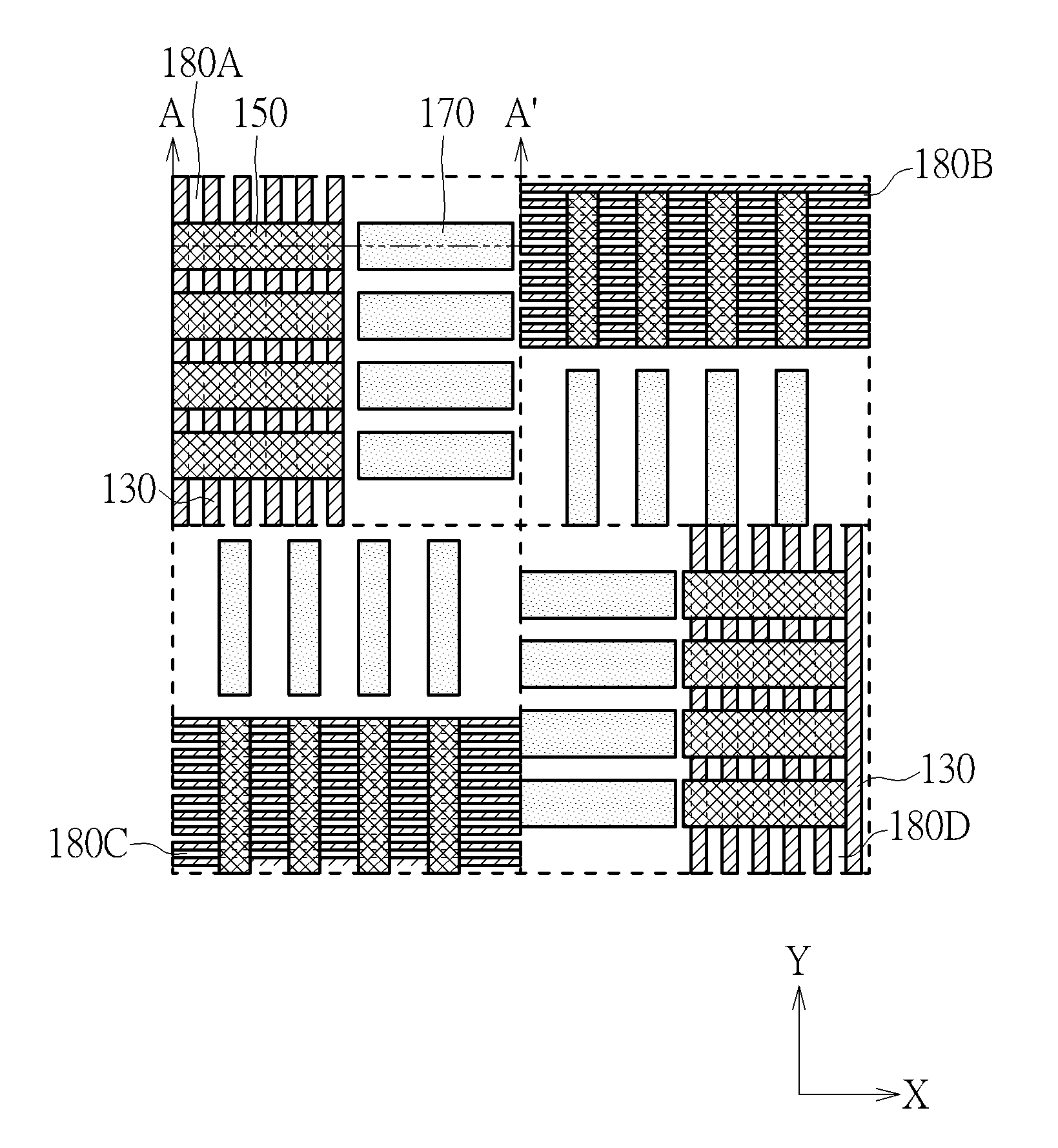 Overlay marks and semiconductor process using the overlay marks