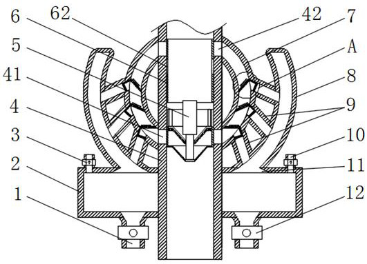 Source water pumping pipe for raw water pipeline