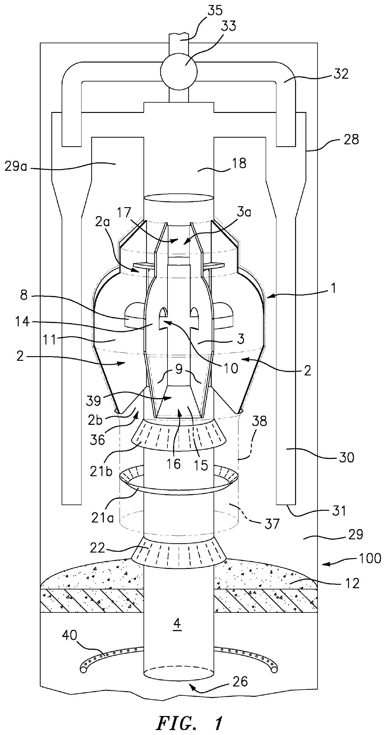 Riser separation system