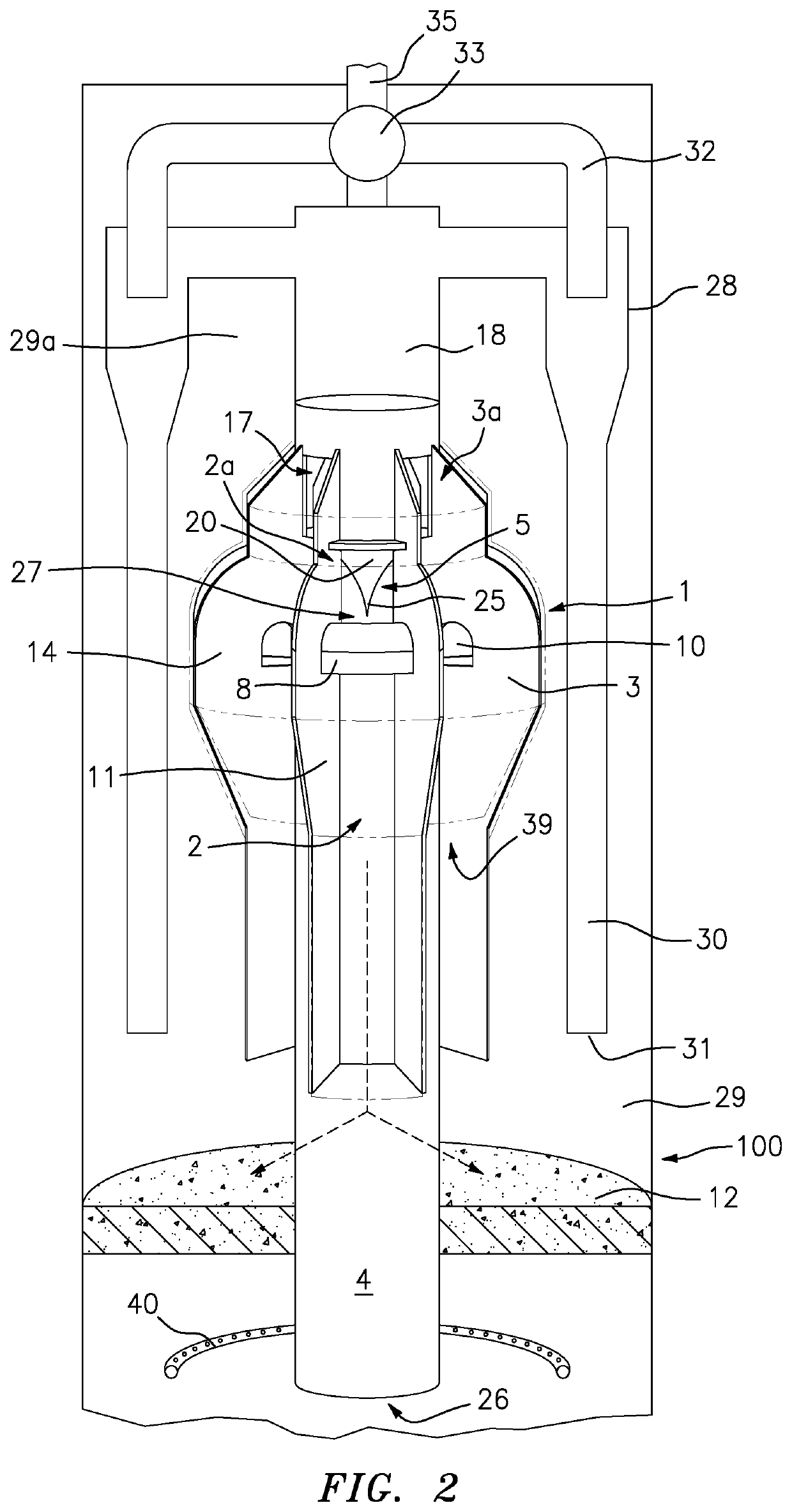 Riser separation system