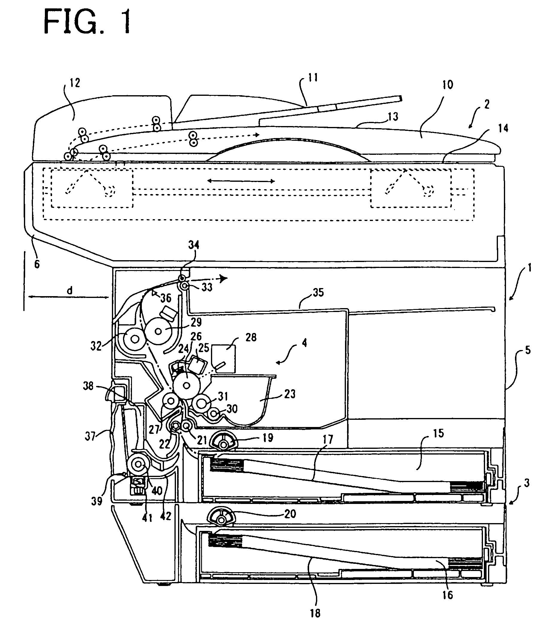 Duplex image forming device and reversible transportation unit