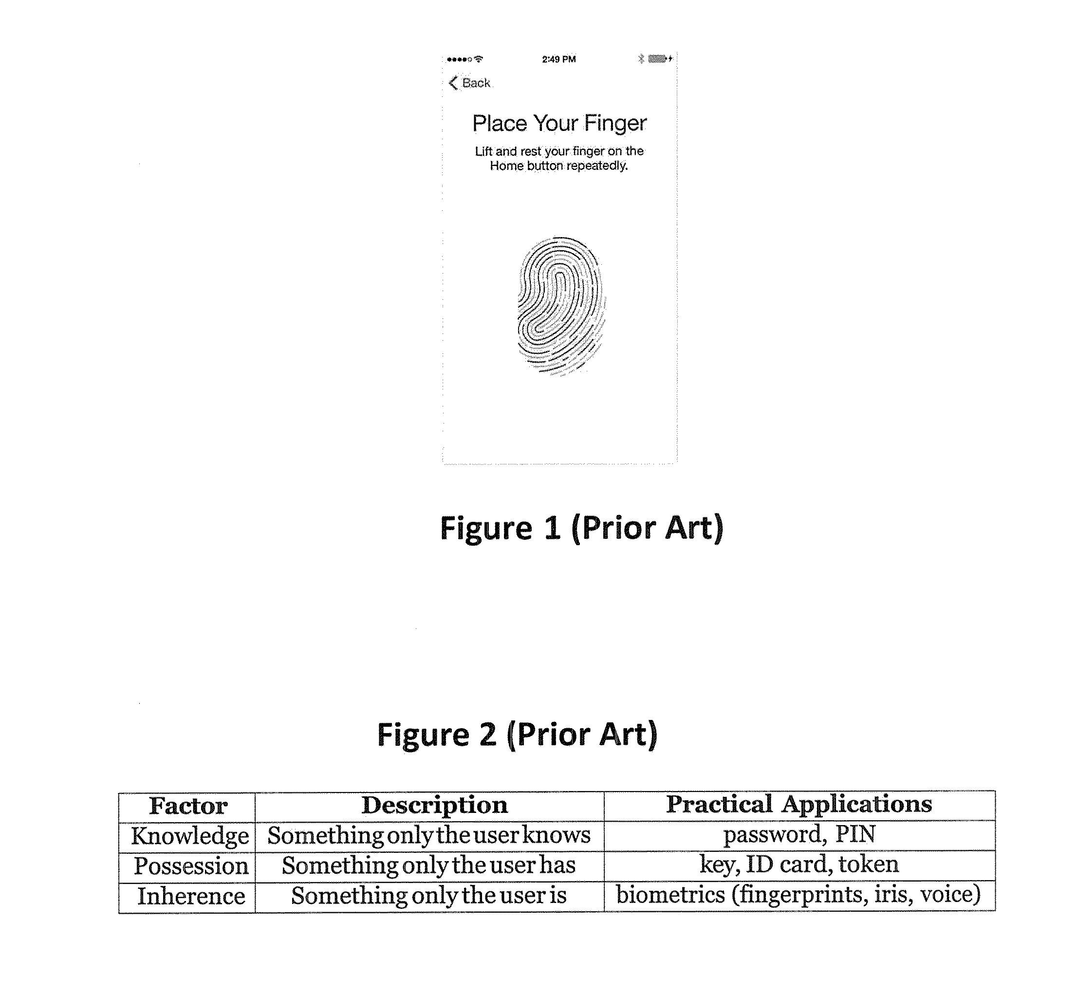 Authentication method using multi-factor eye gaze