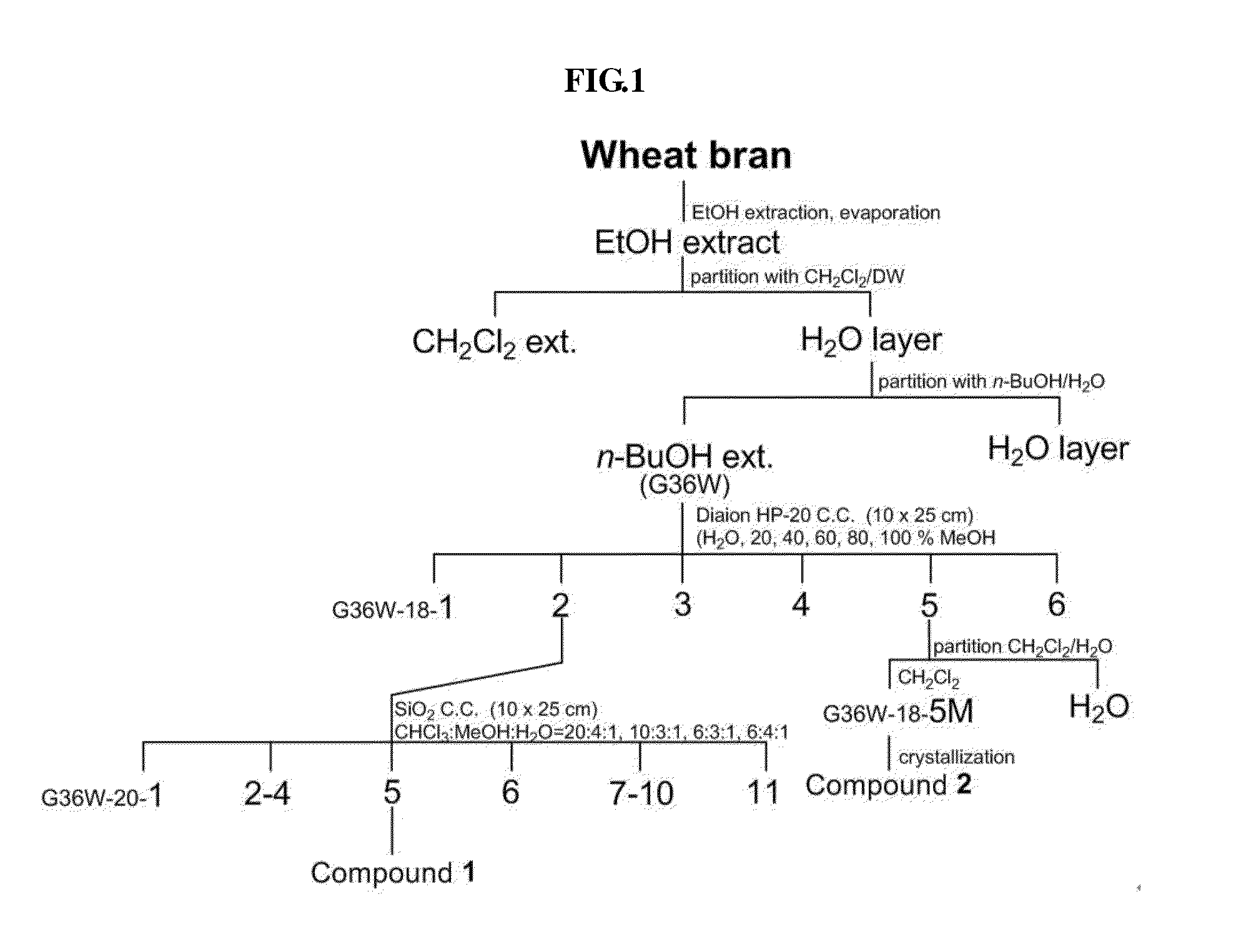 Composition for treatment of obesity using wheat bran extract or active ingredient isolated therefrom