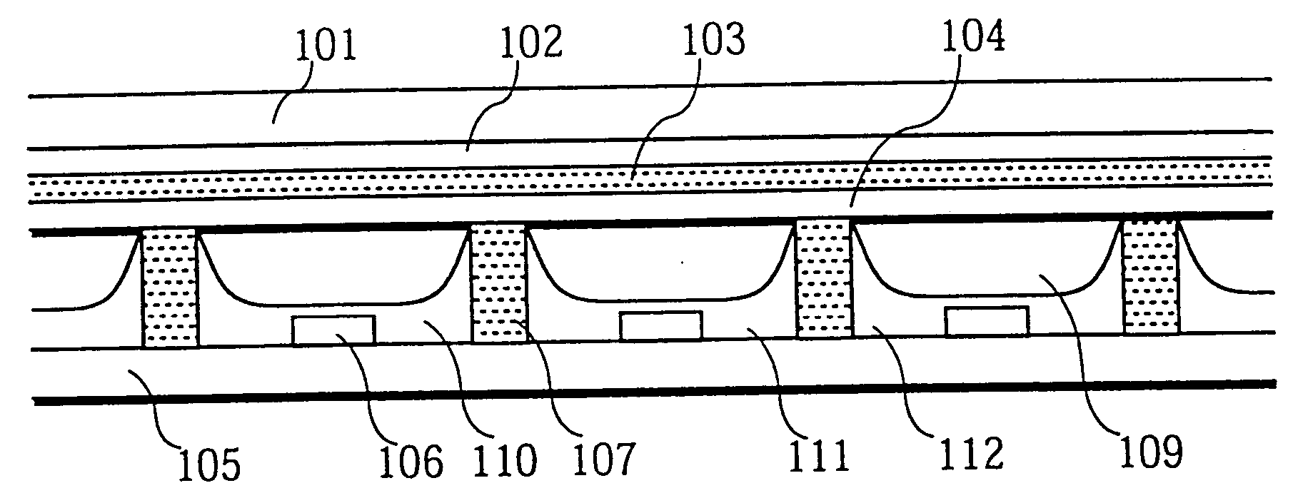 Plasma display panel with superior light-emitting characteristics, and method and apparatus for producing the plasma display panel