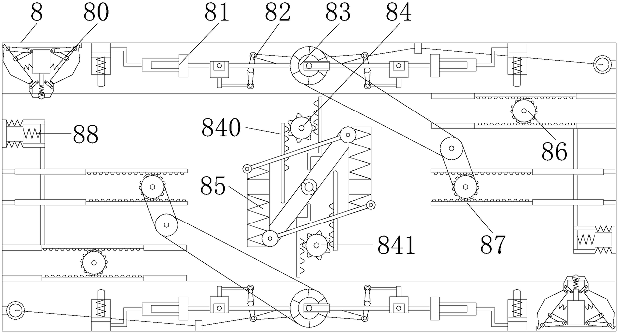 Clamping mechanism suitable for pipeline transportation