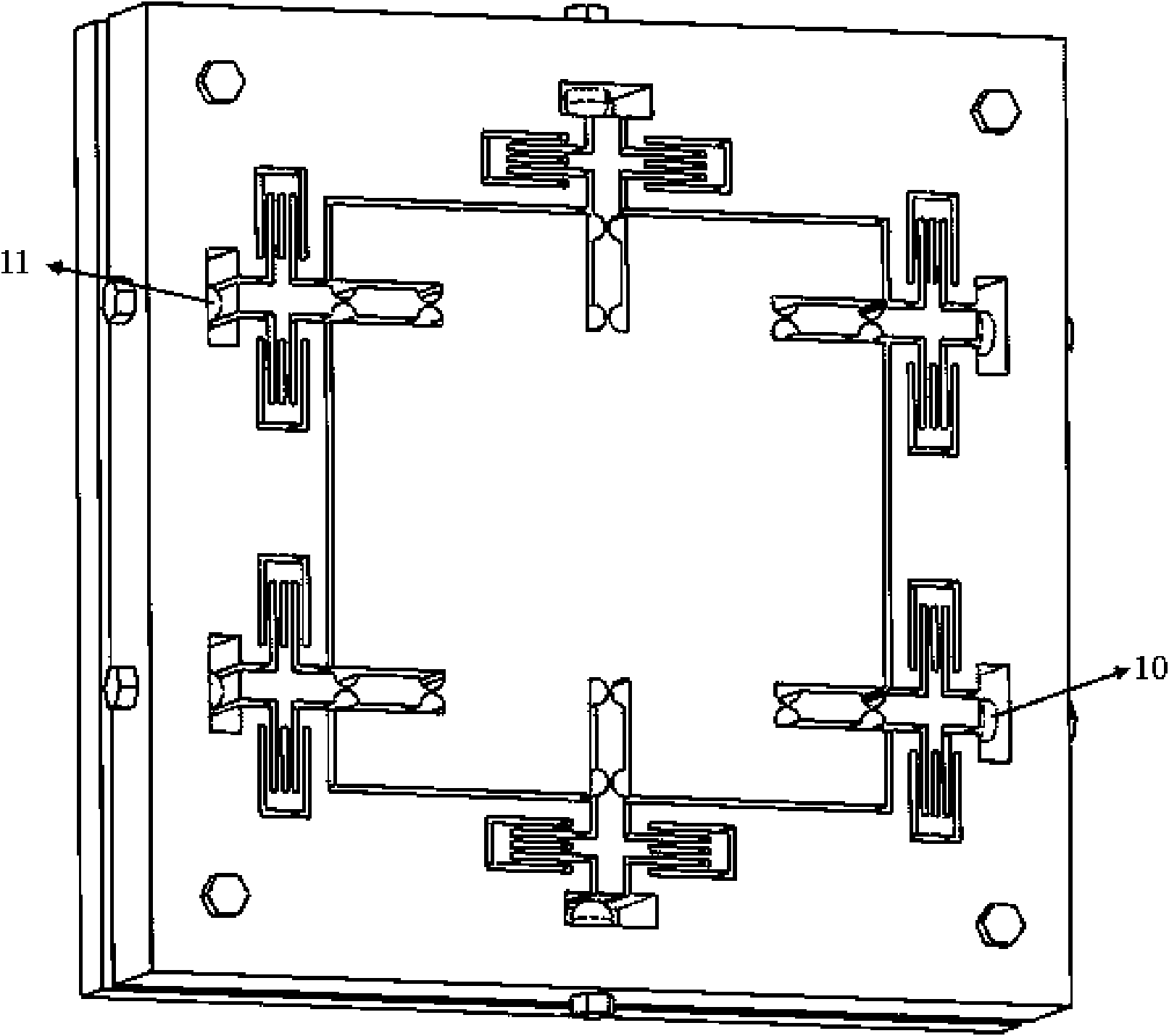 Three DOF micro-positioning workbench for nano-imprint lithography system