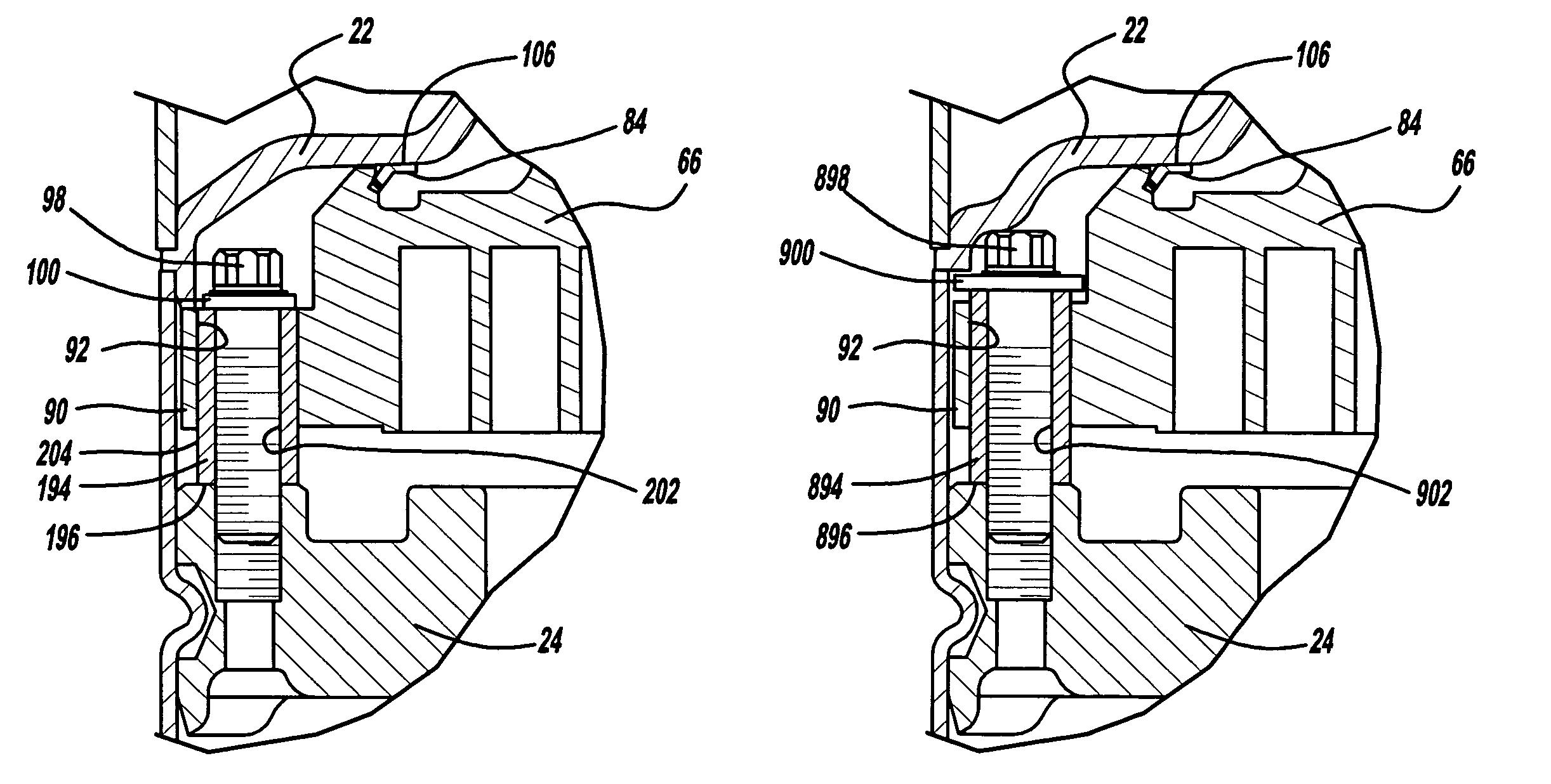 Flanged sleeve guide