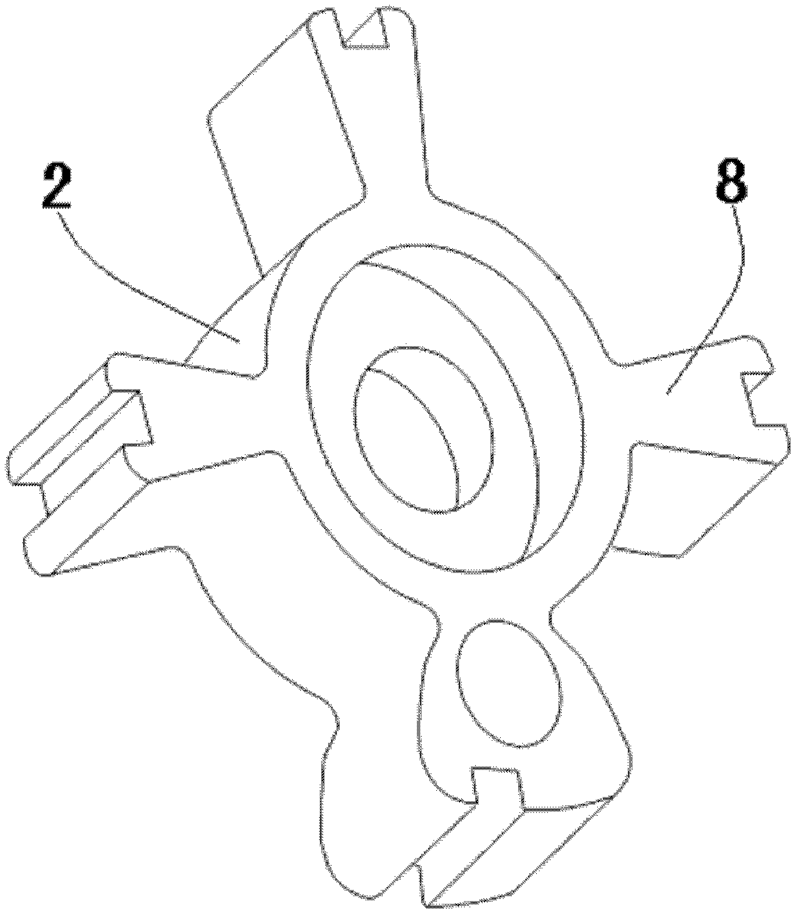 Variable valve timing distribution regulating device and method for improving mechanical property of variable valve timing distribution regulating device