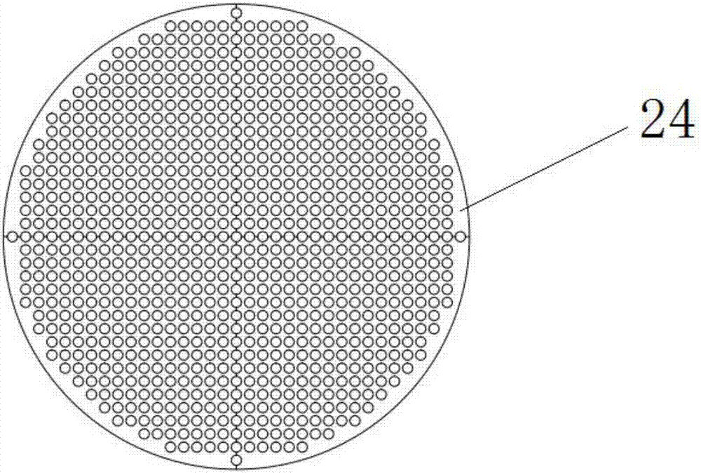 Evaporation device applied to wastewater desulfurization and control method