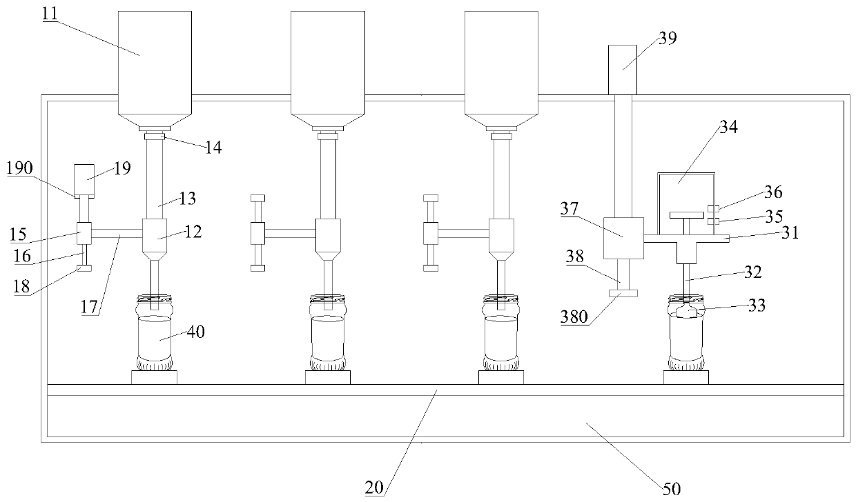 Thick fluid filling system