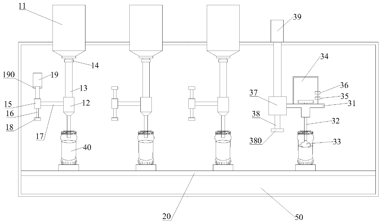 Thick fluid filling system