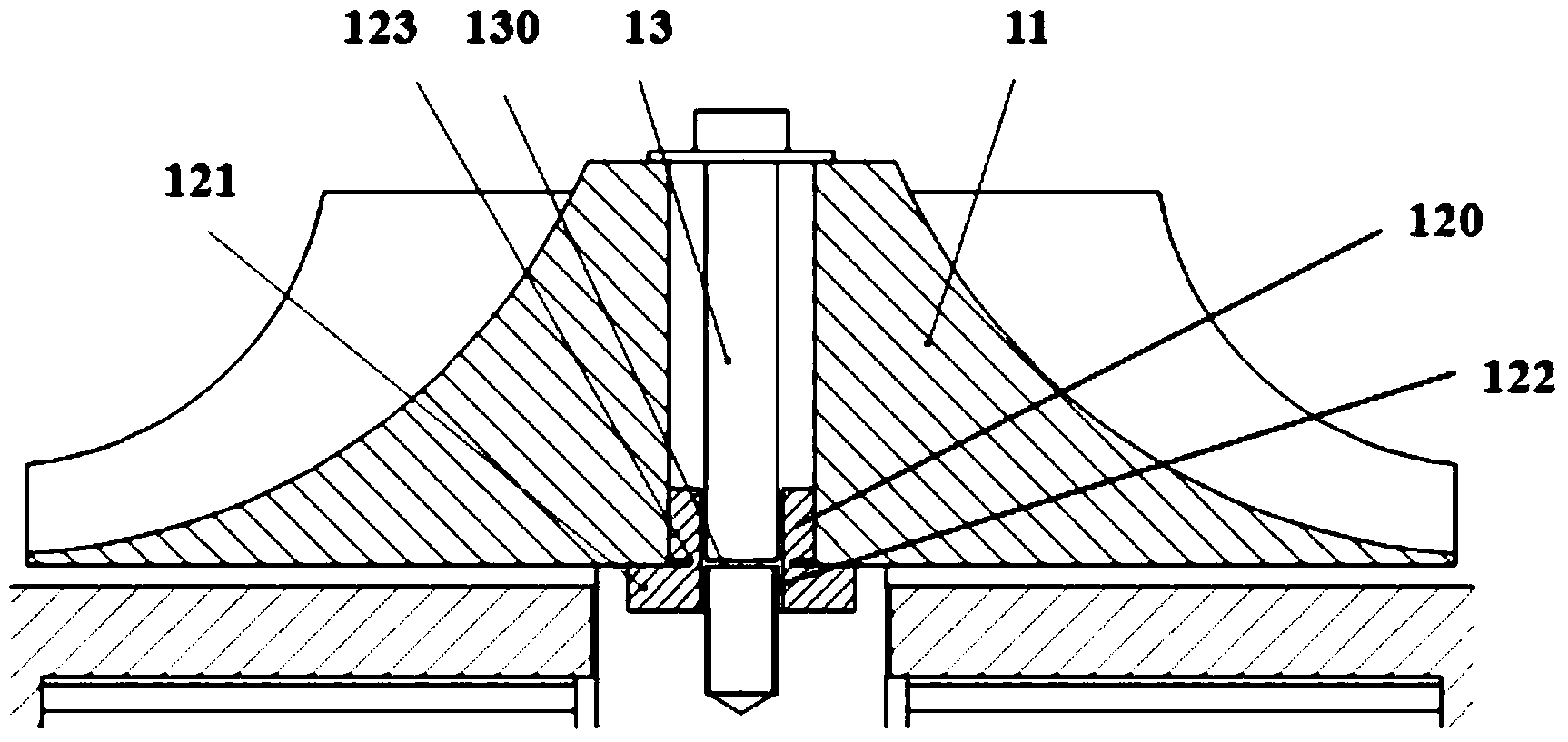 Magnetic levitation overspeed test bed for impeller overspeed test