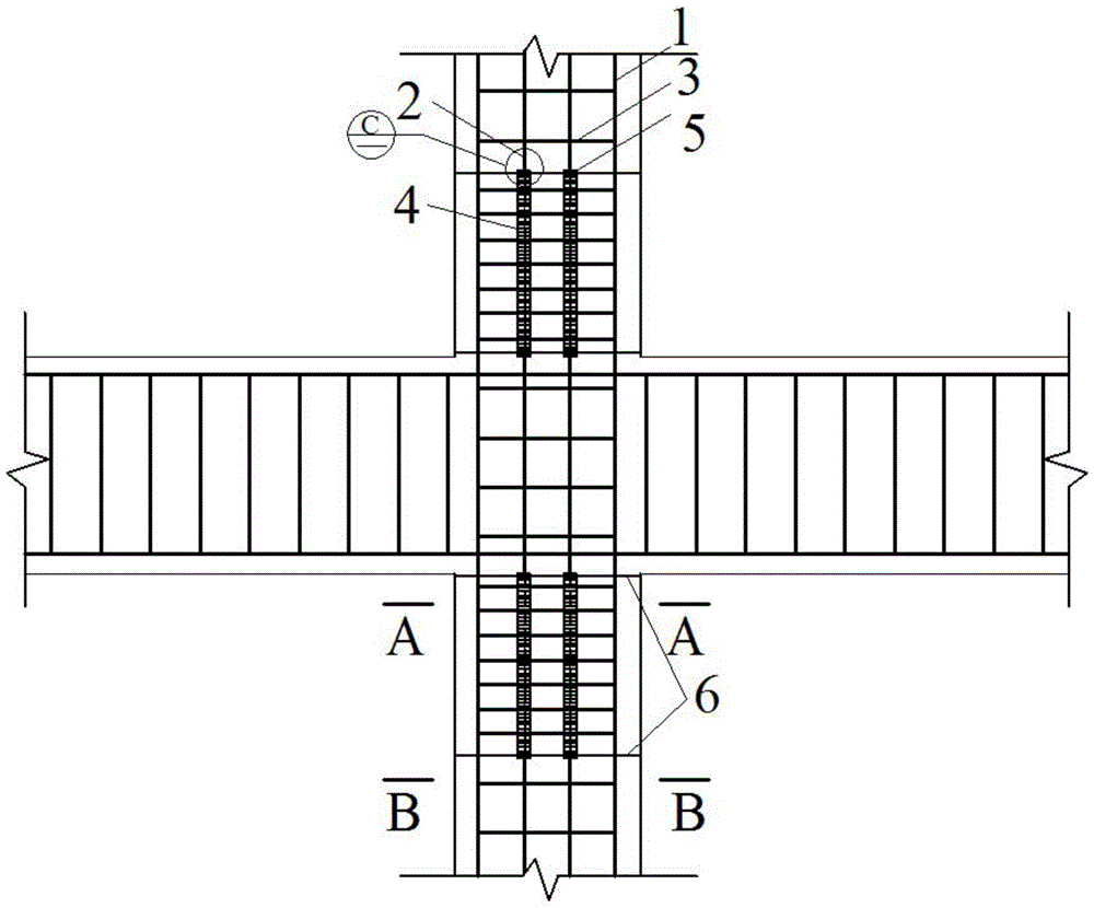 End part unbonded reinforced concrete column and preparation method