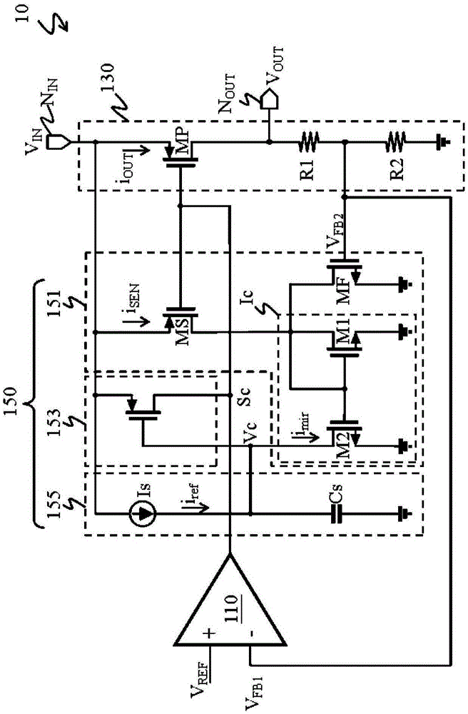 Voltage stabilizing circuit and method thereof