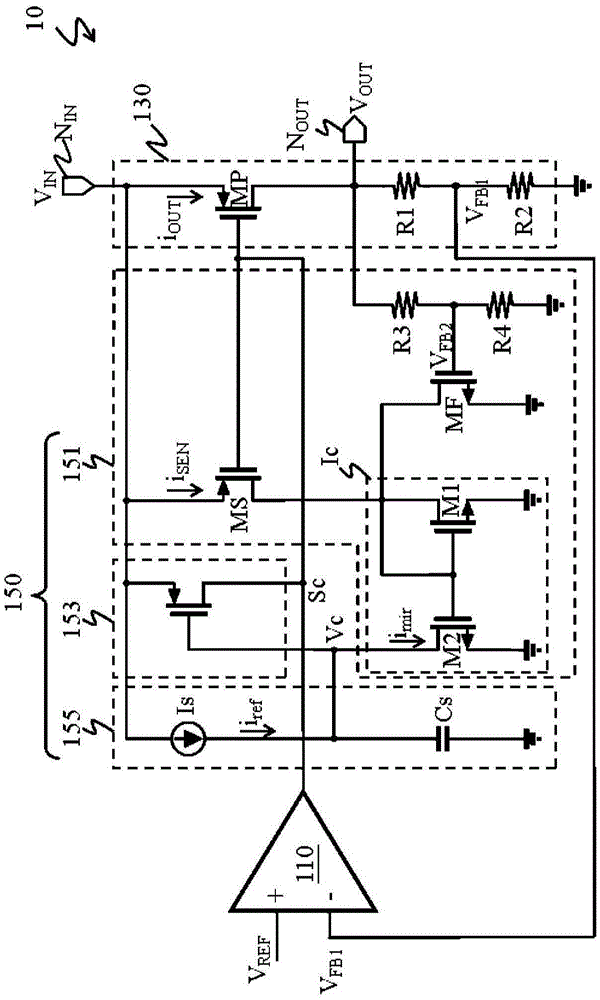 Voltage stabilizing circuit and method thereof