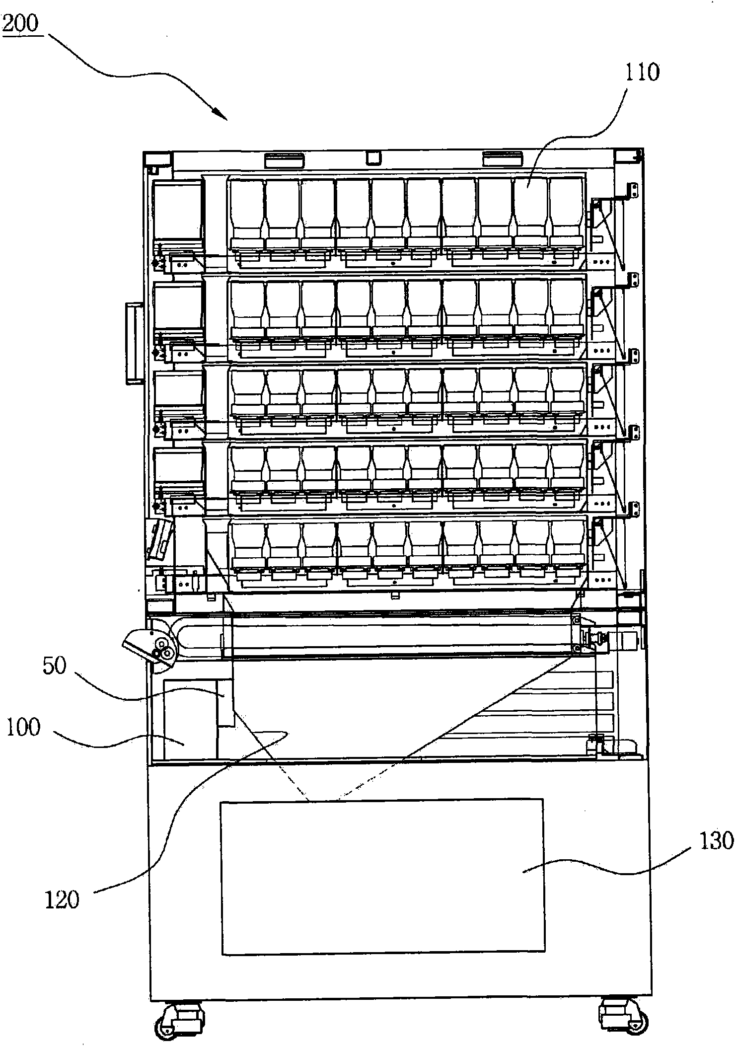 Module for regulating quantity of various-shaped tablets in automatic tablet dispenser, and tablet dispensing method thereof