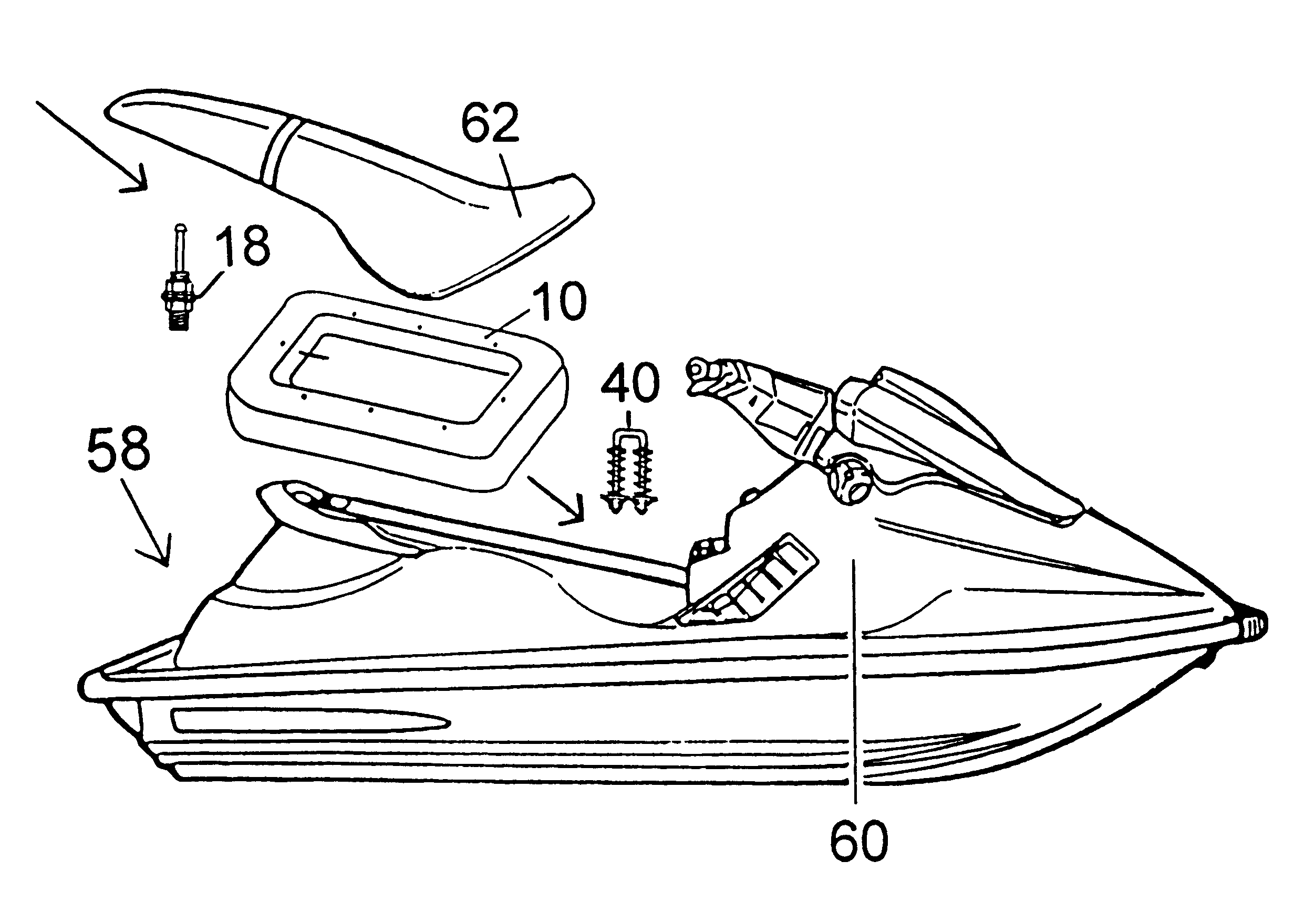 Personal watercraft suspension system