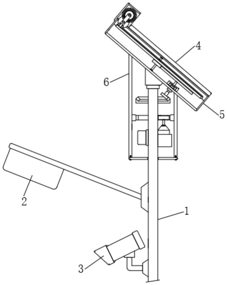 Solar yard lamp with camera device