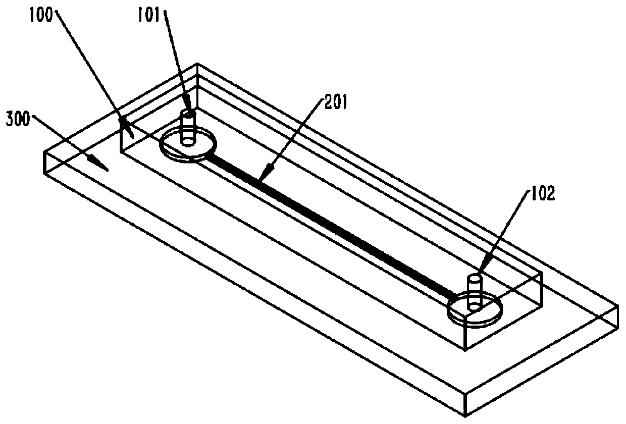 Double-color ratio type quantum dot aerogel microsensor for glucose and application thereof