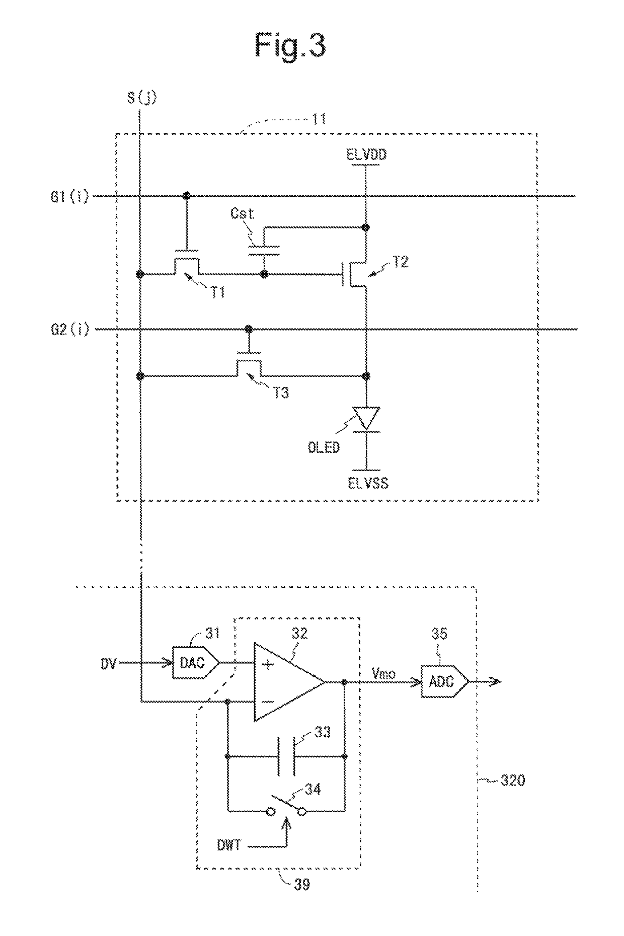 Display device and method of driving same