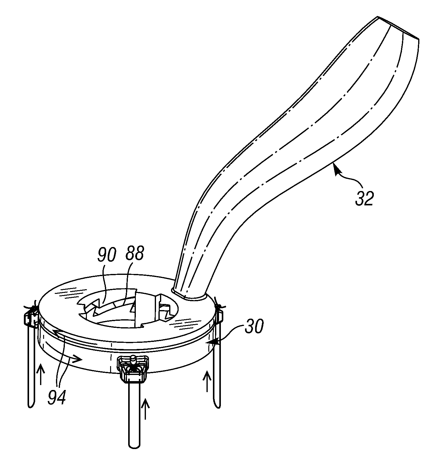 Ergonomic mitral heart valve holders