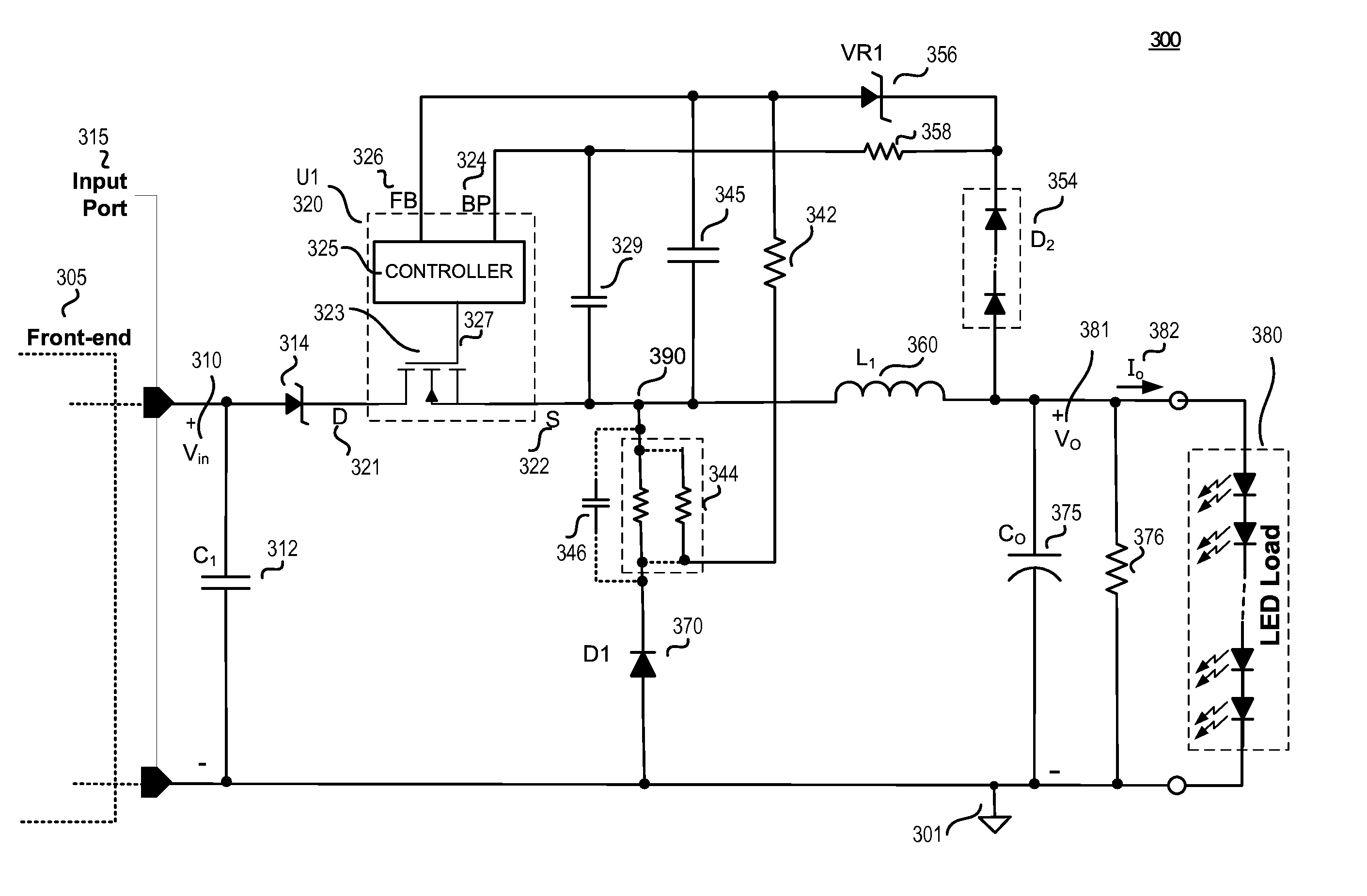 Simplified current sense for buck LED driver