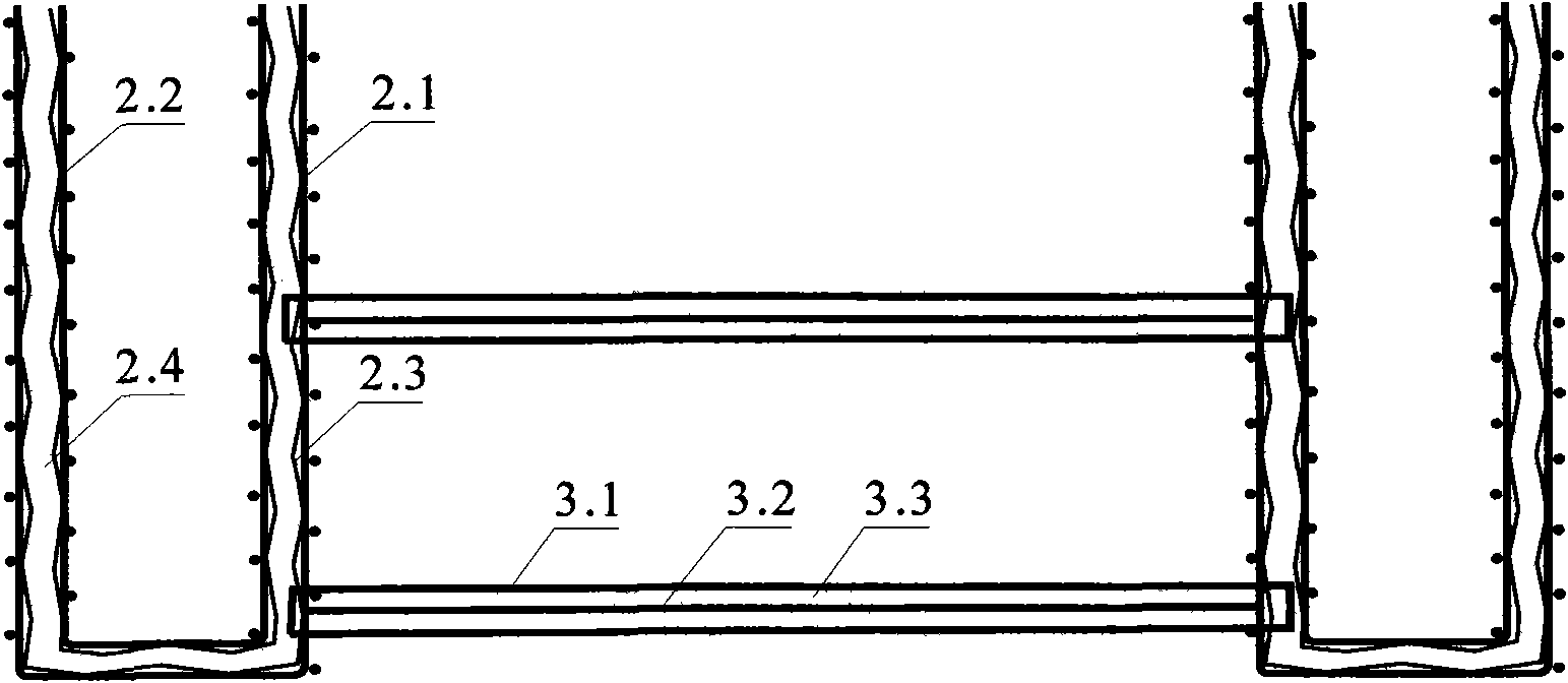 Method and device for pre-consolidating mixed hydraulically-filled soft soil foundation