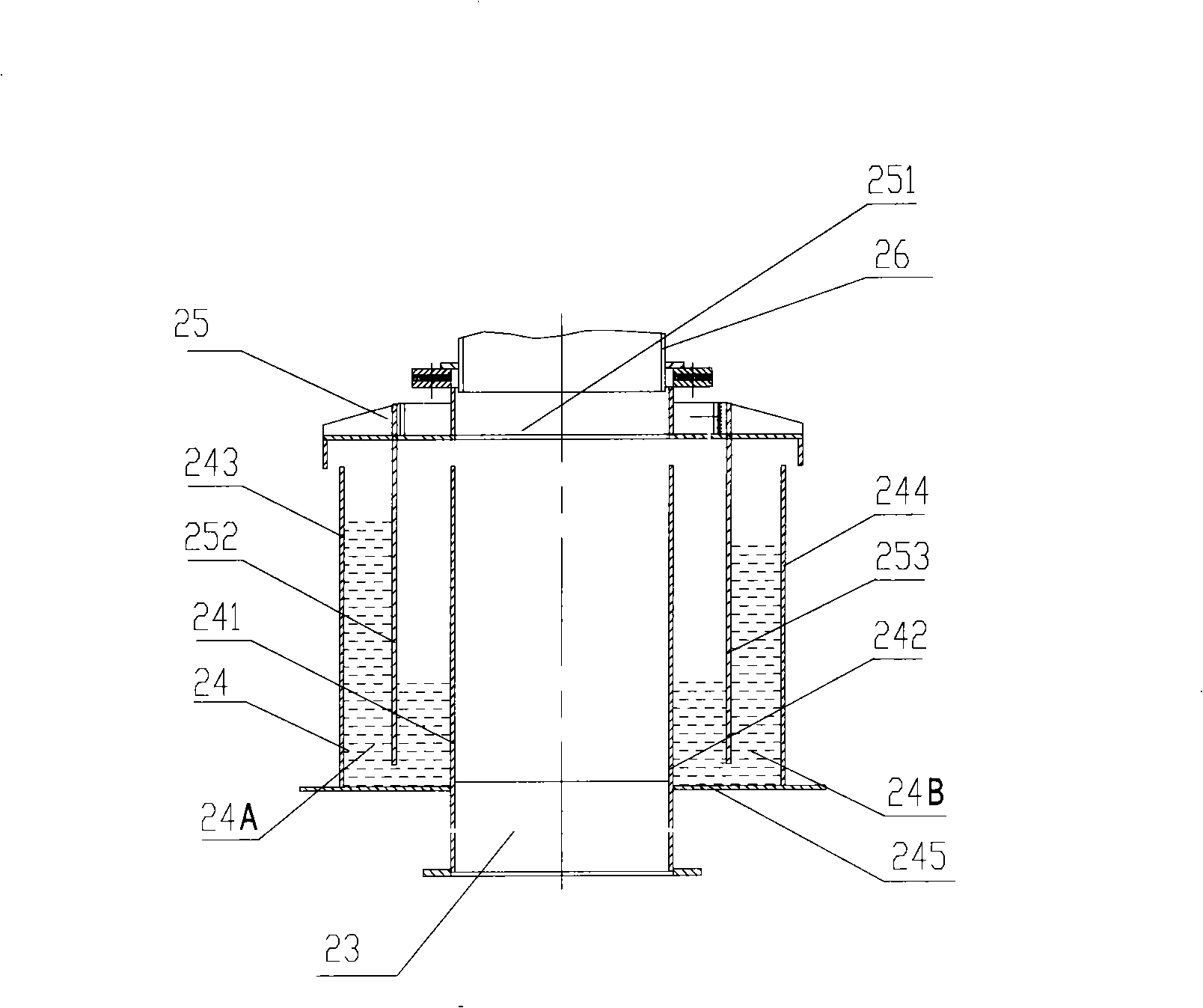 Air input system of ring cooling machine and ring air duct thereof