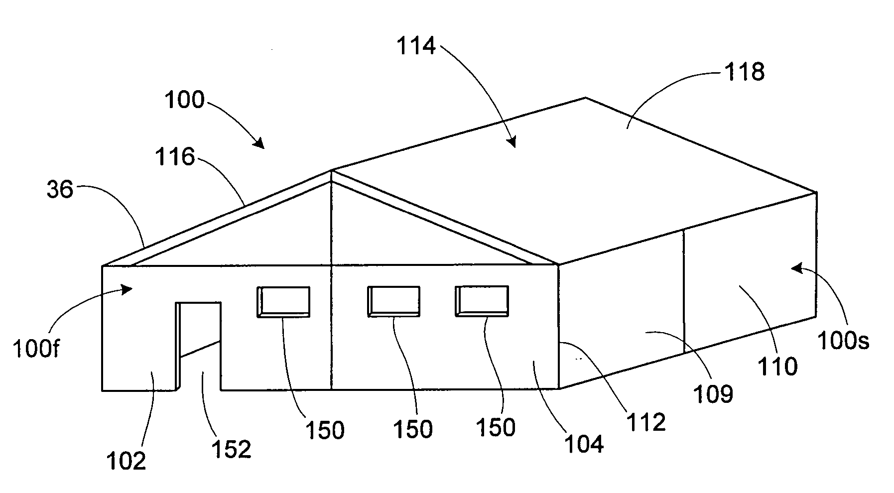 System and method of forming at least a portion of a reinforced roof structure from sandwich panels