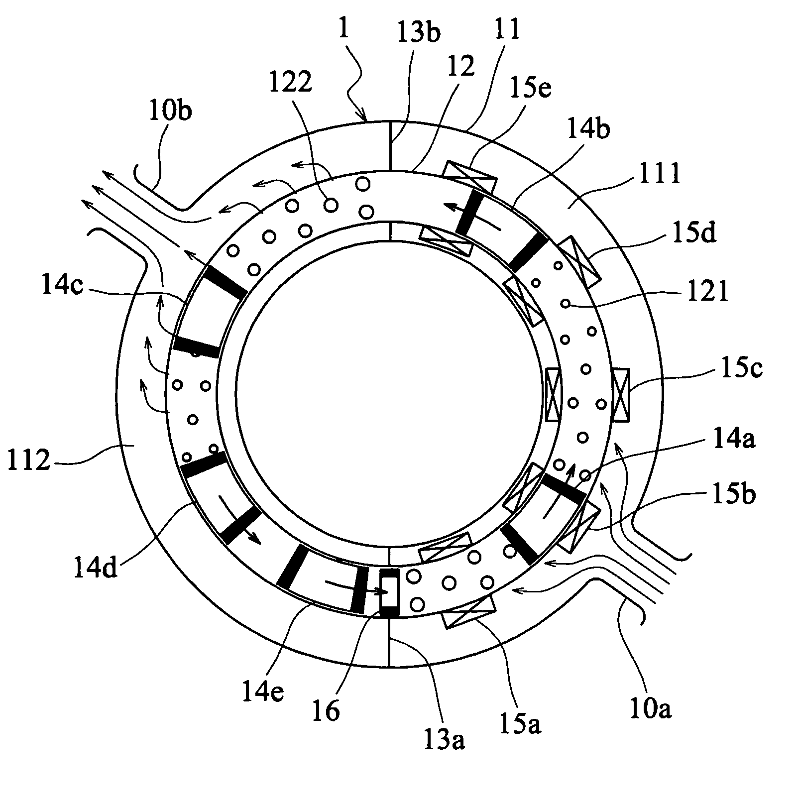 Singlestage and multistage electromagnetic revolutionary piston pump