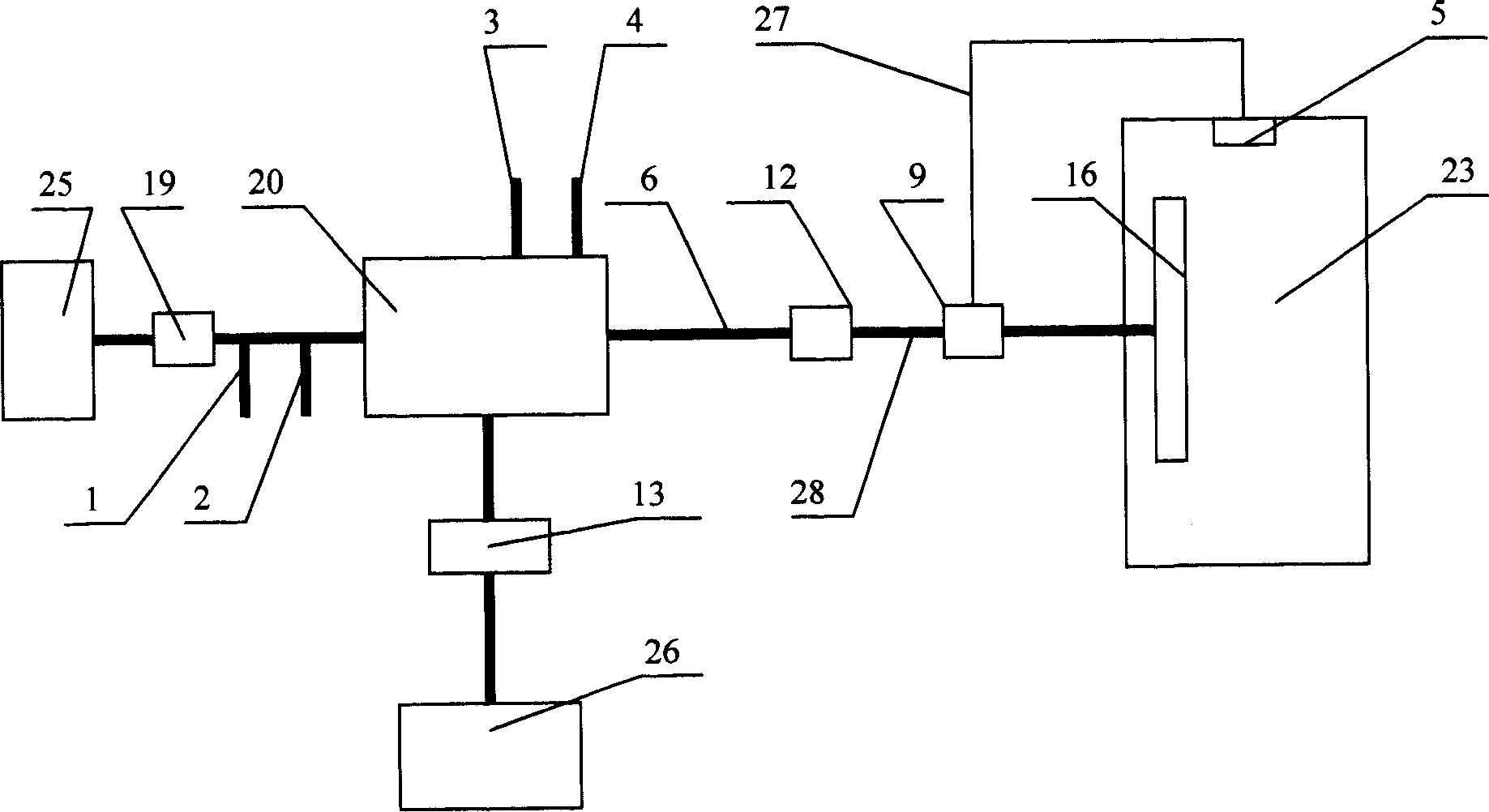 Preheating device for fuel oil engine