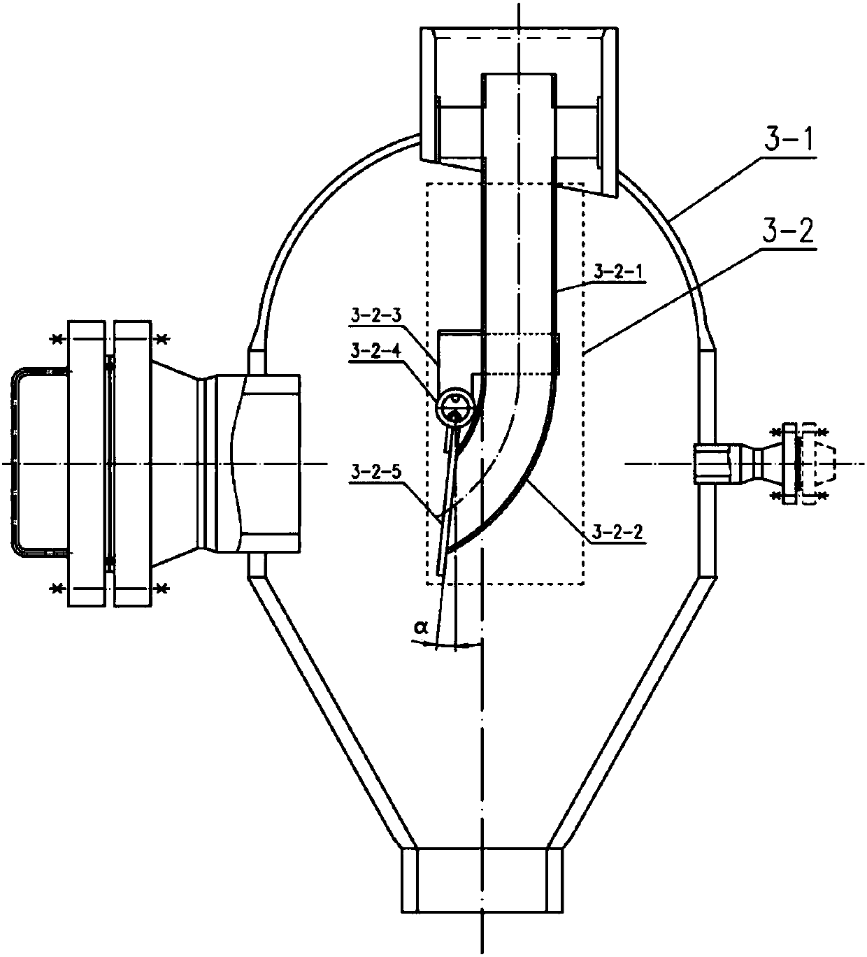 Continuous automatic returning system for pulverized coal pressure gasifier