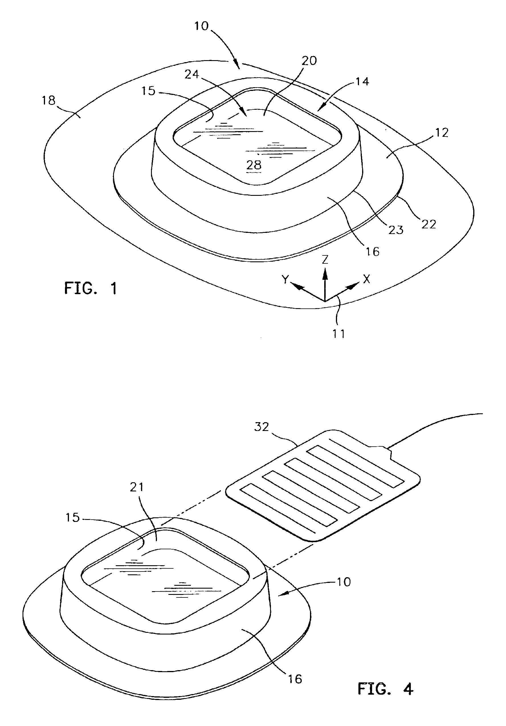 Flexible non-contact wound treatment device