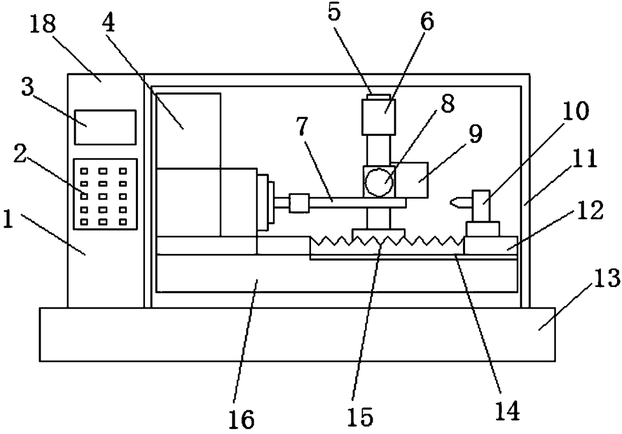 High-precision hob rake angle grinder