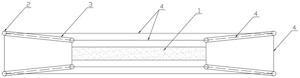 Mining method for small-section high-grade ore body