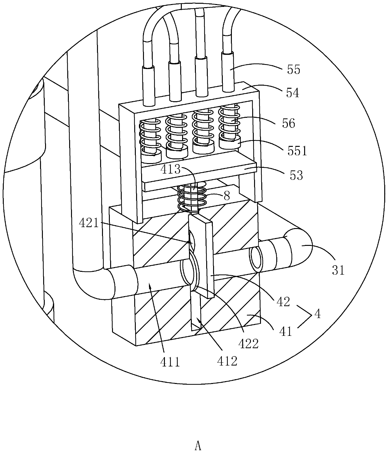 Outdoor anti-collision fire hydrant system