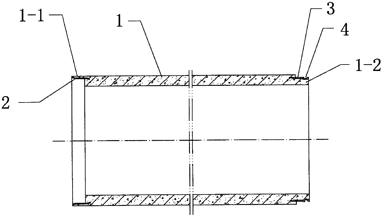 Steel-fiber high-performance concrete pipe and manufacturing method thereof