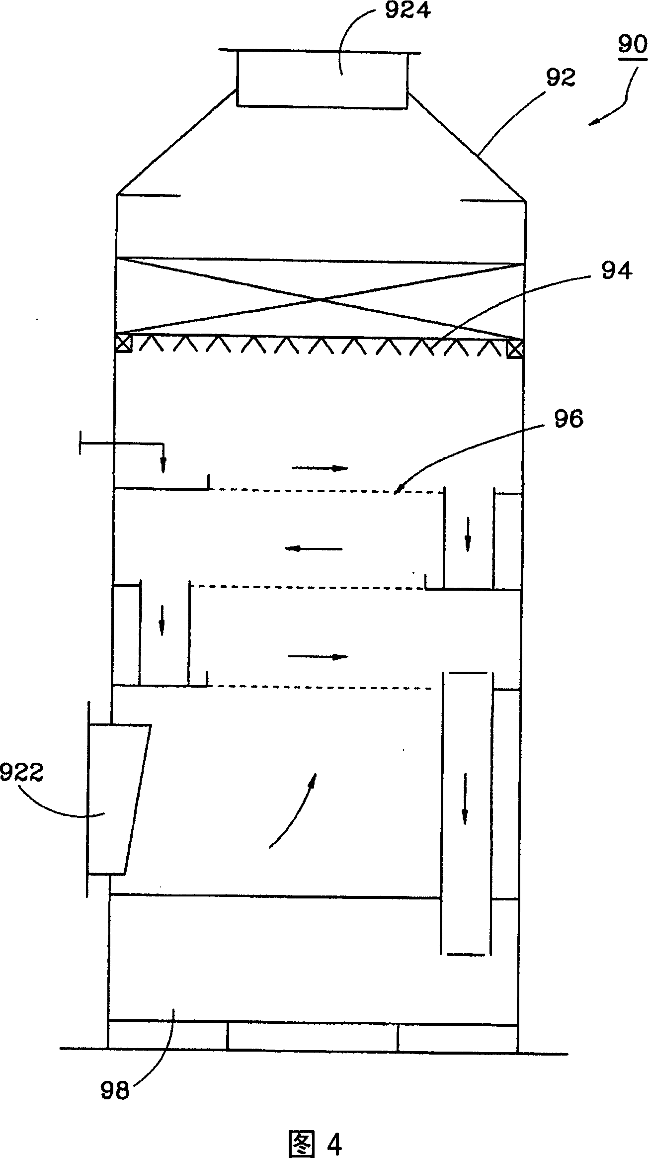 Stack desulfurization device