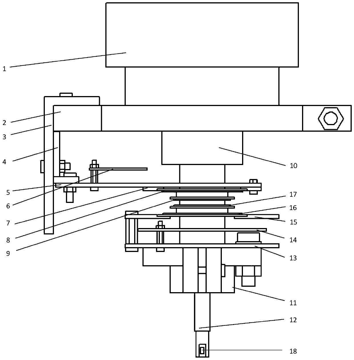 Cutter state monitoring system based on electromagnetic induction and radio frequency identification technology